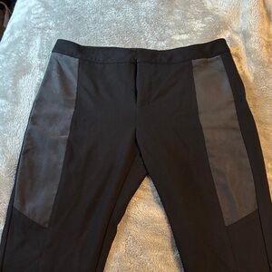NYDJ Black Leggings with Gray Panels